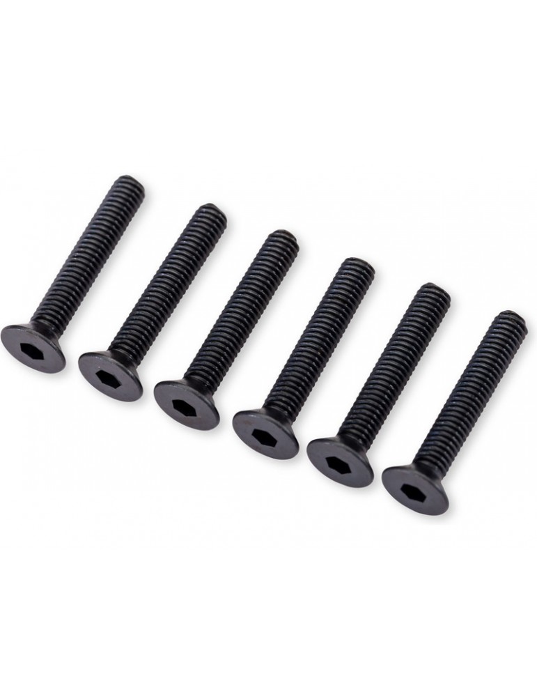 Traxxas Screws, M3x18mm countersunk (hex drive) (6)