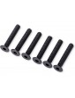Traxxas Screws, M3x18mm countersunk (hex drive) (6)