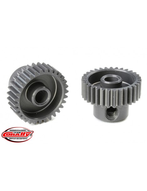 64 DP Pinion - Short - Hard Anodised AL7075 - 31 Teeth - Shaft Dia. 3.17mm
