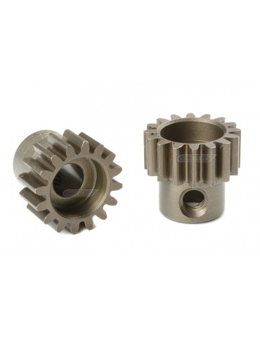 32DP Pinion - Short - Hardened Steel - 16 Teeth - Shaft Dia. 5.00mm