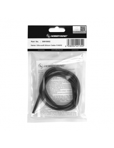 Silikoninis laidas 11AWG 100 cm Hobbywing – CyborgShop