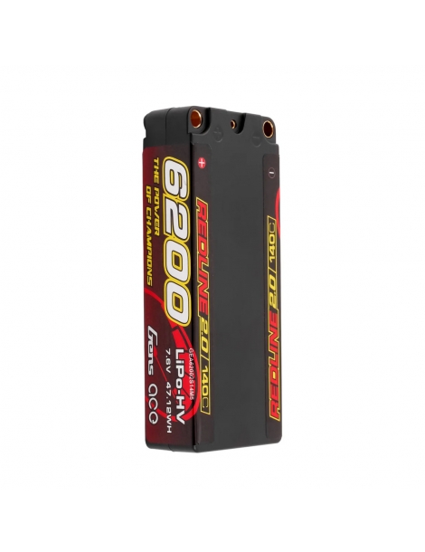 LiHV baterija 2S 6200mAh 140C Shorty Gens Ace Redline – CyborgShop