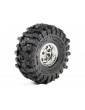 Pro-Line 1/30 Baja Pro X Front/Rear Mounted Chrome Beast Tires (4): Axial SCX30