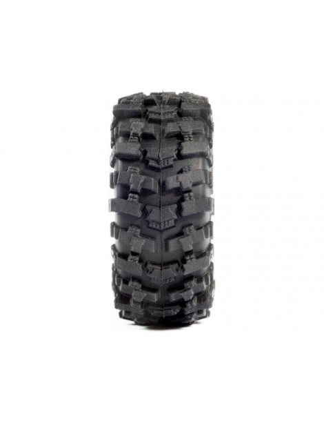 Pro-Line 1/30 Baja Pro X Front/Rear Mounted Chrome Beast Tires (4): Axial SCX30