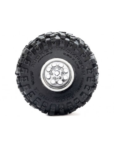 Pro-Line 1/30 Baja Pro X Front/Rear Mounted Chrome Beast Tires (4): Axial SCX30