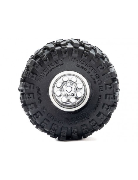 Pro-Line 1/30 Baja Pro X Front/Rear Mounted Chrome Beast Tires (4): Axial SCX30