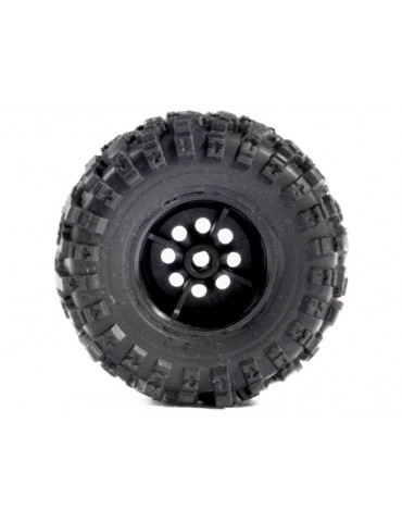 Pro-Line 1/30 Baja Pro X Front/Rear Mounted Chrome Beast Tires (4): Axial SCX30