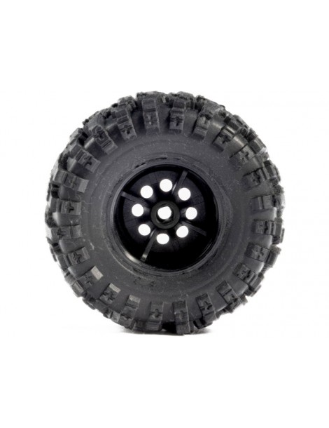 Pro-Line 1/30 Baja Pro X Front/Rear Mounted Chrome Beast Tires (4): Axial SCX30