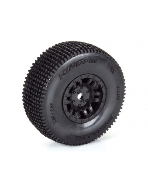 Pro-Line 1/16 King Pin Front/Rear Tires MTD 12mm Black Split Six (4): MOJAVE GROM