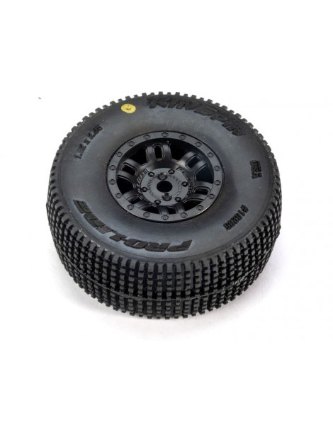 Pro-Line 1/16 King Pin Front/Rear Tires MTD 12mm Black Split Six (4): MOJAVE GROM