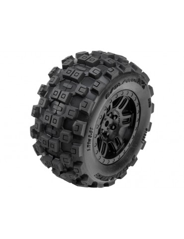 Pro-Line Badlands Front/Rear Tires MTD 12mm Black Split Six (2): ARRMA MINI KRATON