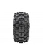 Pro-Line Badlands Front/Rear Tires MTD 12mm Black Split Six (2): ARRMA MINI KRATON