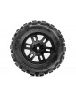 Pro-Line Badlands Front/Rear Tires MTD 12mm Black Split Six (2): ARRMA MINI KRATON