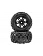 Pro-Line Badlands Front/Rear Tires MTD 12mm Black Split Six (2): ARRMA MINI KRATON