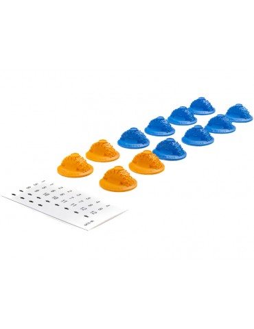 Pro-Line Gate Marker Set, Blue, Orange (12): Axial SCX30