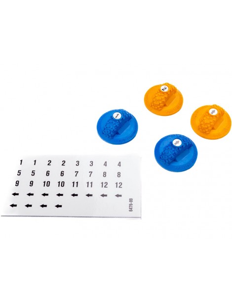 Pro-Line Gate Marker Set, Blue, Orange (12): Axial SCX30