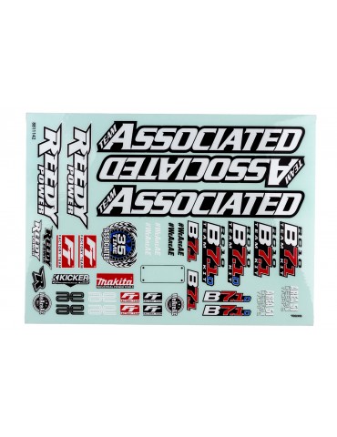 RC10B7.1 Decal Sheet