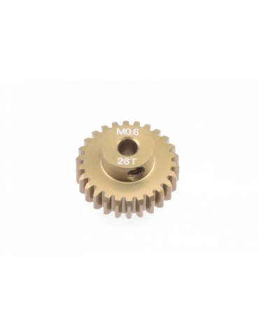 26T Modul 0.6 Aluminium Pinion