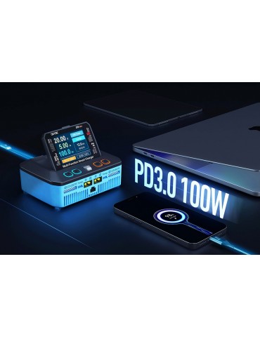 RC įkroviklis D8neo 1600W 32A dual LiPo 1–8S SkyRC – CyborgShop