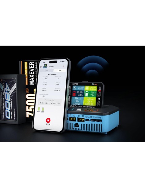 RC įkroviklis D8neo 1600W 32A dual LiPo 1–8S SkyRC – CyborgShop