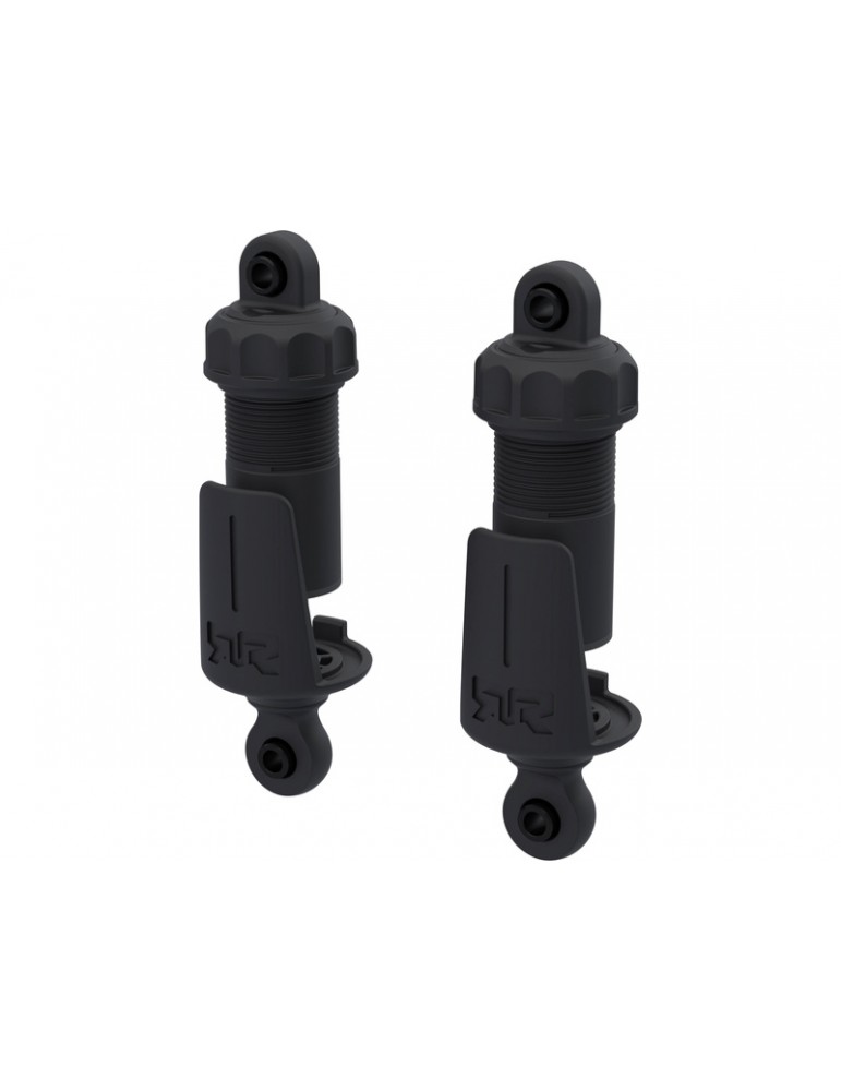 Arrma Shock Set Bore: 11mm, Length: 70mm, Piston: 2x1.3mm, Oil: 2000cSt, Black with Bump Stop