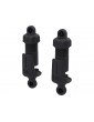 Arrma Shock Set Bore: 11mm, Length: 70mm, Piston: 2x1.3mm, Oil: 2000cSt, Black with Bump Stop