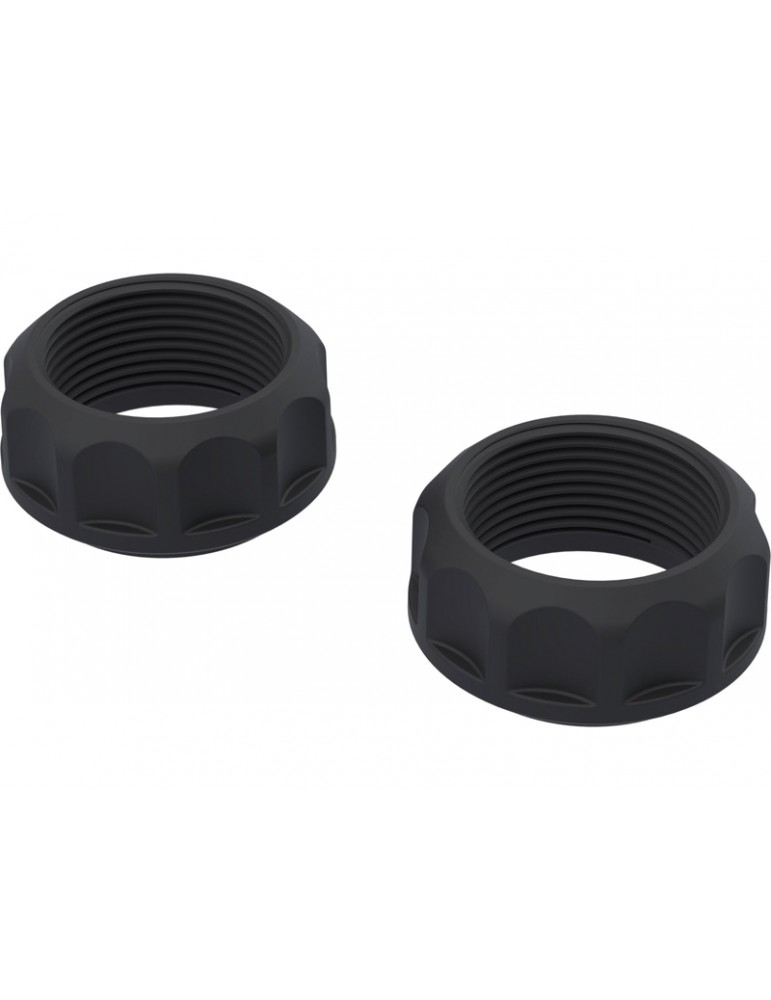 Arrma Threaded Shock Collar, Black (2)