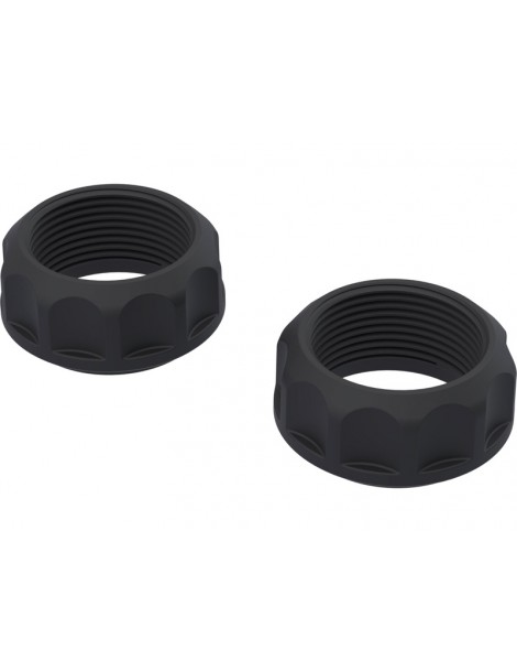 Arrma Threaded Shock Collar, Black (2)