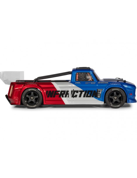 RC street truck Infraction 223S BLX DSC 4X4 RTR mėlynos spalvos 1:8 Arrma – CyborgShop