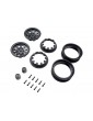 Axial 1.9 Raceline Daytona Beadlock Wheels, Black (2)