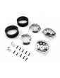 Axial 1.9 Raceline Daytona Beadlock Wheels, Chrome (2)