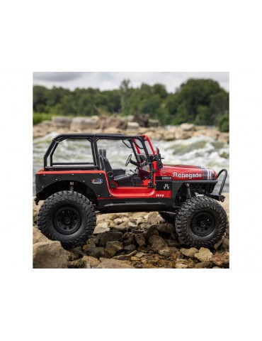 RC modelis SCX10 III Jeep CJ-7 1:10 4WD RTR Red Axial – CyborgShop