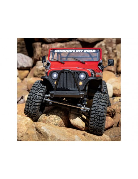 RC modelis SCX10 III Jeep CJ-7 1:10 4WD RTR Red Axial – CyborgShop