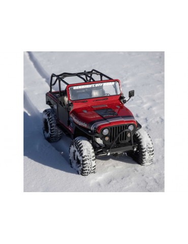 RC modelis SCX10 III Jeep CJ-7 1:10 4WD RTR Red Axial – CyborgShop
