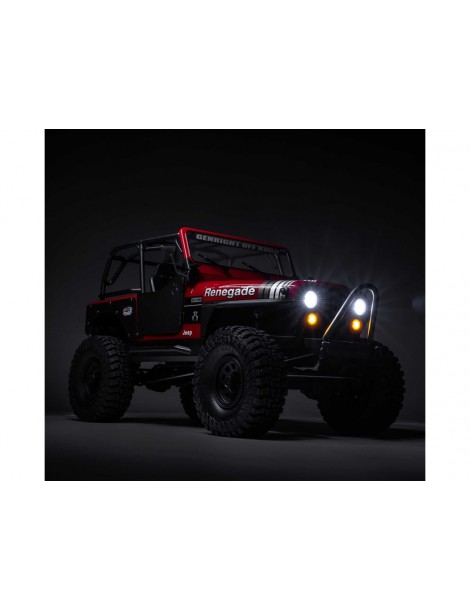 RC modelis SCX10 III Jeep CJ-7 1:10 4WD RTR Red Axial – CyborgShop
