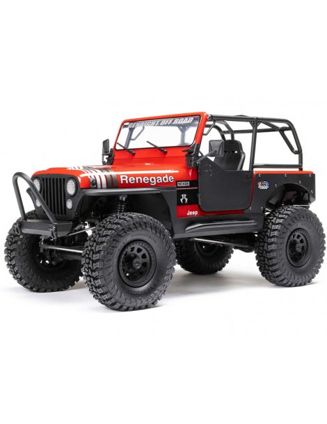 RC modelis SCX10 III Jeep CJ-7 1:10 4WD RTR Red Axial – CyborgShop