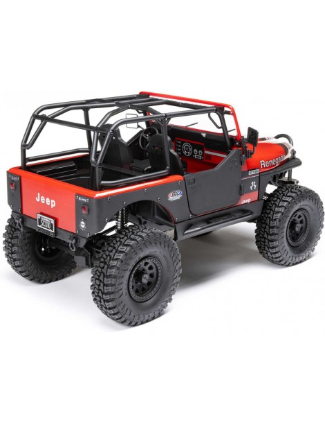 RC modelis SCX10 III Jeep CJ-7 1:10 4WD RTR Red Axial – CyborgShop