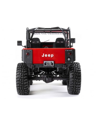 RC modelis SCX10 III Jeep CJ-7 1:10 4WD RTR Red Axial – CyborgShop