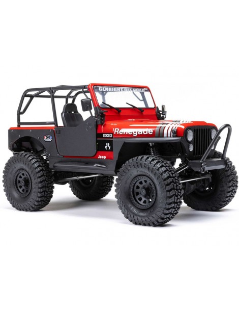RC modelis SCX10 III Jeep CJ-7 1:10 4WD RTR Red Axial – CyborgShop