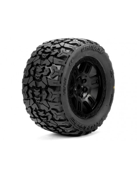 Pro-Line Jaeger Front/Rear MT Tires MTD 12mm Black Split Six (2): ARRMA MINI KRATON