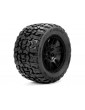 Pro-Line Jaeger Front/Rear MT Tires MTD 12mm Black Split Six (2): ARRMA MINI KRATON