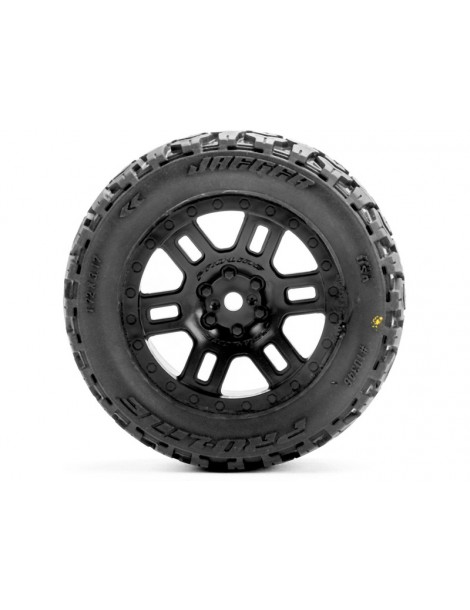 Pro-Line Jaeger Front/Rear MT Tires MTD 12mm Black Split Six (2): ARRMA MINI KRATON