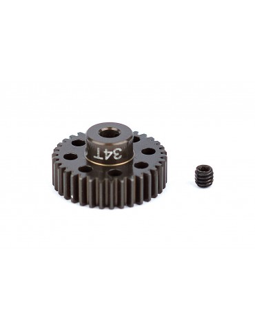 FT Aluminum Pinion Gear, 34T 48P, 1/8 shaft