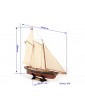 OCCRE America Yacht Model Kit - Americas Cup 1851 1:75