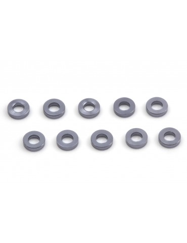 Aluminum Shim 4x1.4x1mm (Gunmetal/10pcs)