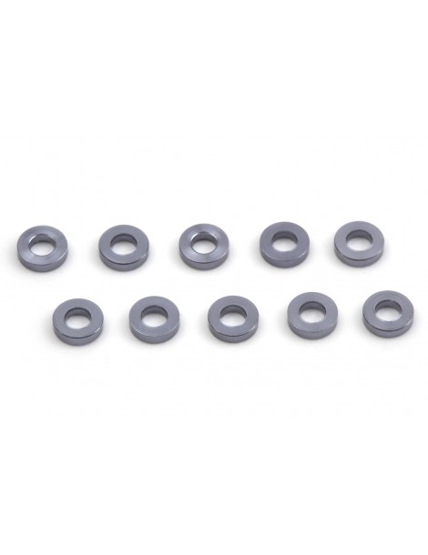 Aluminum Shim 4x1.4x1mm (Gunmetal/10pcs)
