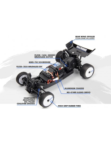 Microbe Flux 1/24th Buggy - Blue