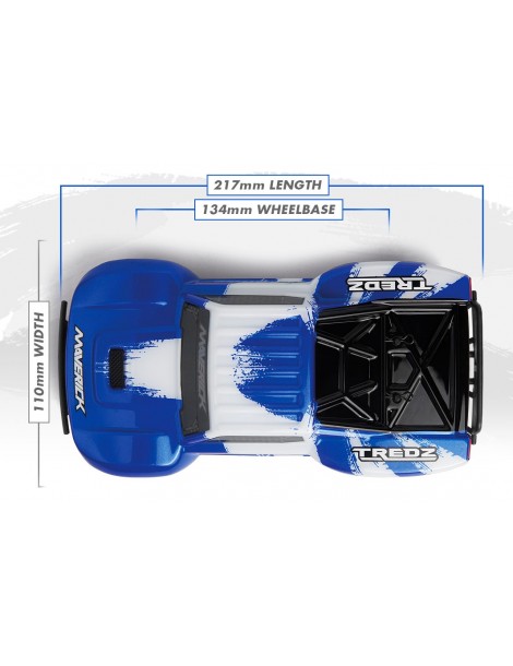 RC modelis Microbe SC Flux 1:24 RTR mėlynas FTX – CyborgShop