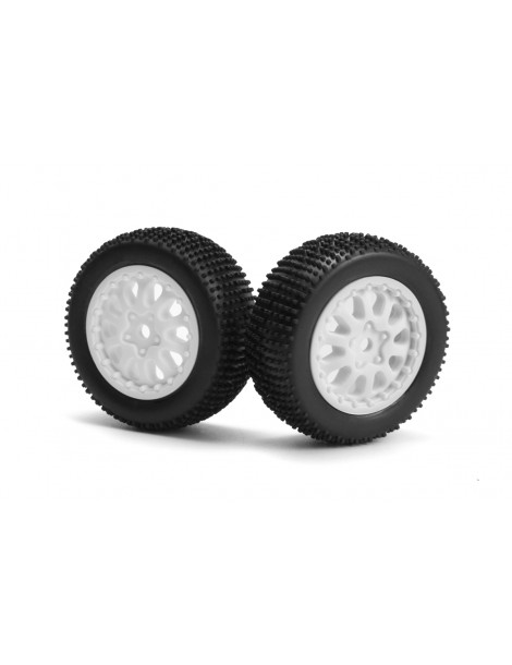 Sidepin SC Wheel/Tyre Set (White/Front/Rear)