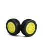 Sidepin SC Wheel/Tyre Set (Yellow/Front/Rear)